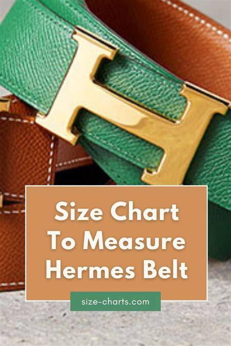 Hermes waist size chart